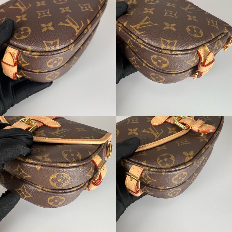 LV M46740/晶片款 老花雙子星包Saumur BB-14