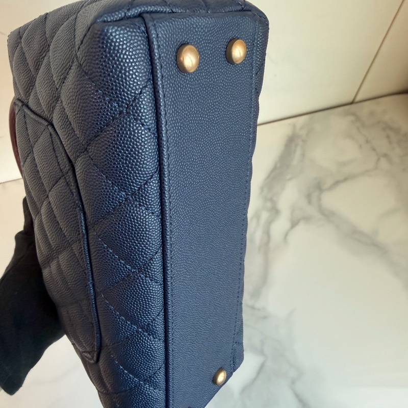 Chanel 香奈兒深藍cocohandle 超難買！絕美🩵coco/購證-3