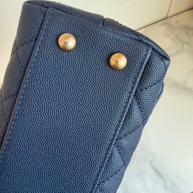 Chanel 香奈兒深藍cocohandle 超難買！絕美🩵coco/購證-4