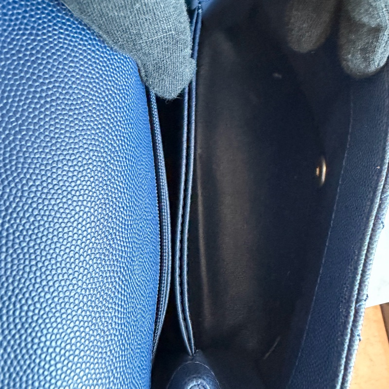 Chanel 香奈兒深藍cocohandle 超難買！絕美🩵coco/購證-20