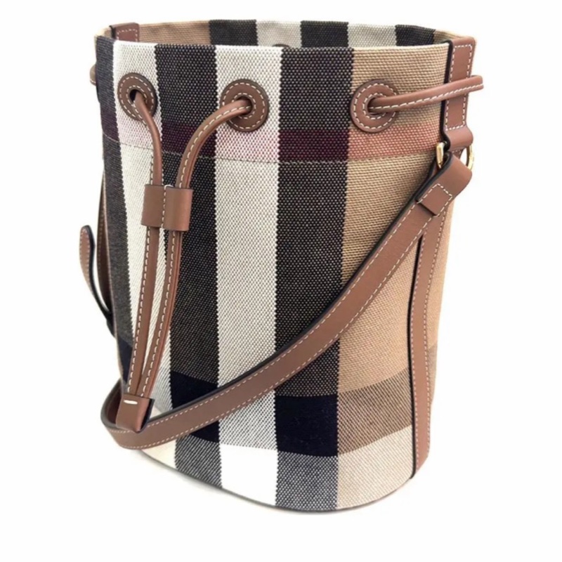 Burberry 女士 小號抽繩水桶包均碼碼小號、22cm*13cm*26cm-2