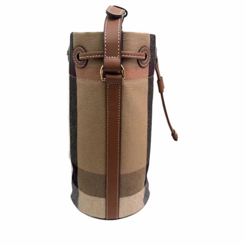 Burberry 女士 小號抽繩水桶包均碼碼小號、22cm*13cm*26cm-4
