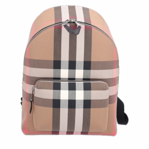 Burberry 男女同款 格紋雙肩包均碼碼常規、30cm*14cm*42cm