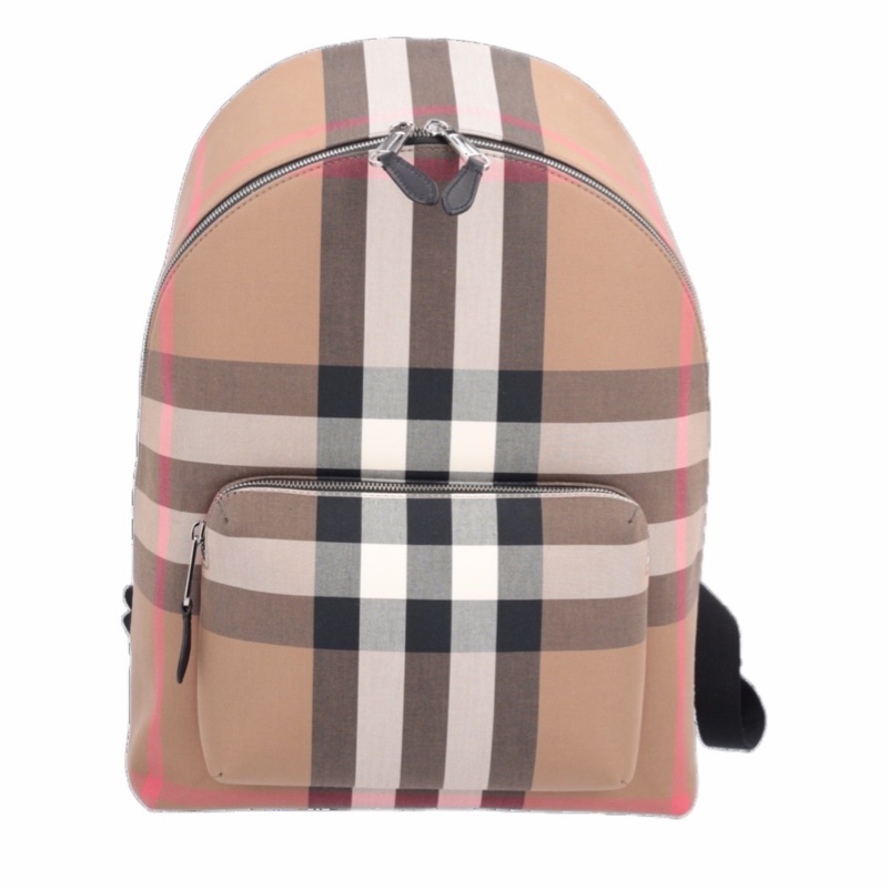 Burberry 男女同款 格紋雙肩包均碼碼常規、30cm*14cm*42cm-4