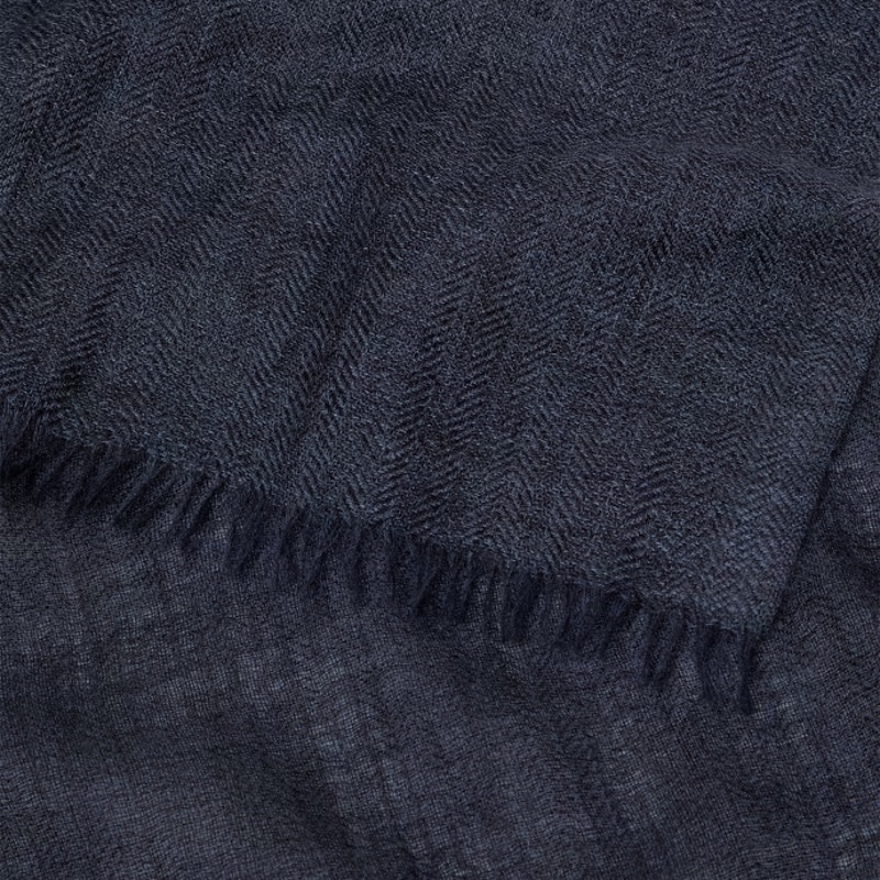 Loro Piana 男士 Brina圍巾均碼碼200cm*70cm-1