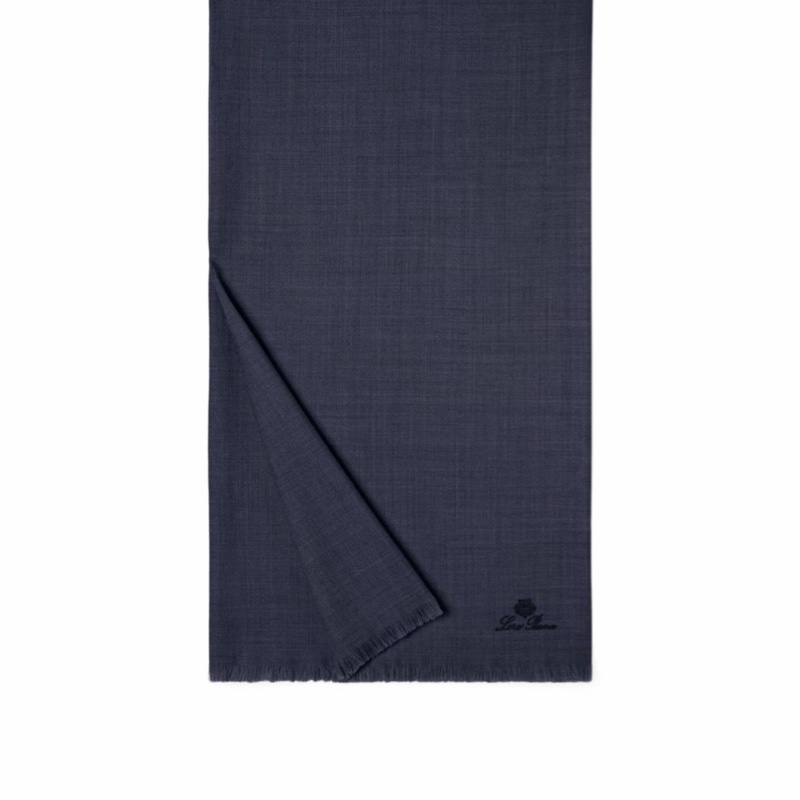 Loro Piana 男士 Brina圍巾均碼碼200cm*70cm-4