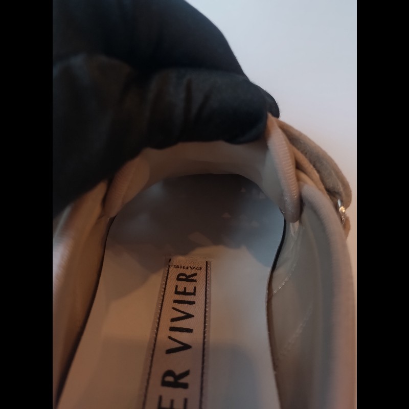 Roger Vivier 駝色彈性網狀休閒鞋-13