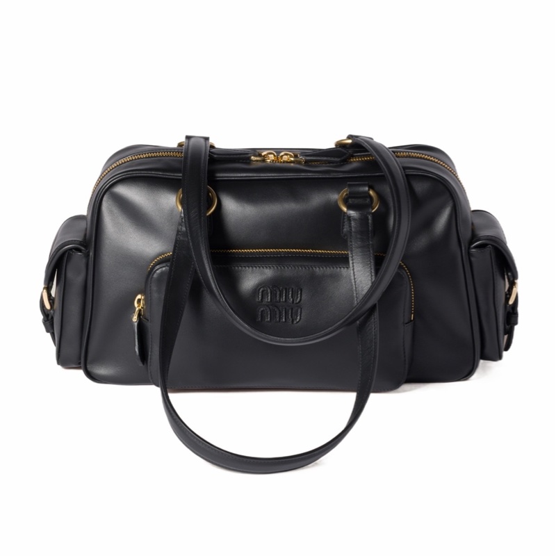 Miu Miu 女士 徽標手提包均碼碼32cm*14cm*19cm-0