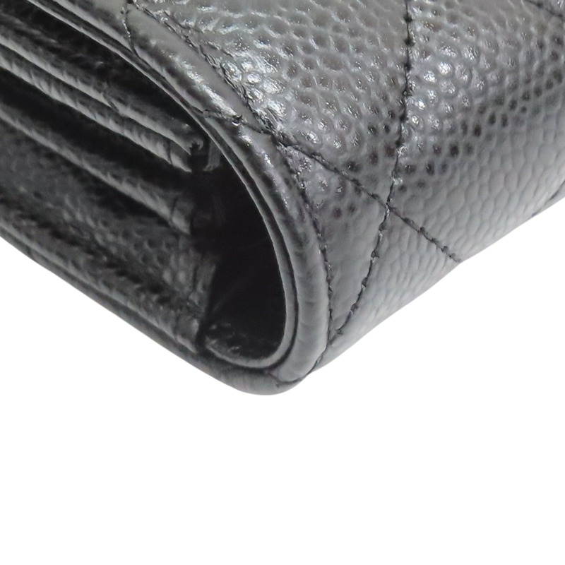 黑色 菱格紋 牛皮 Classic 扣式 長夾【CHANEL 香奈兒】 AP0241-16