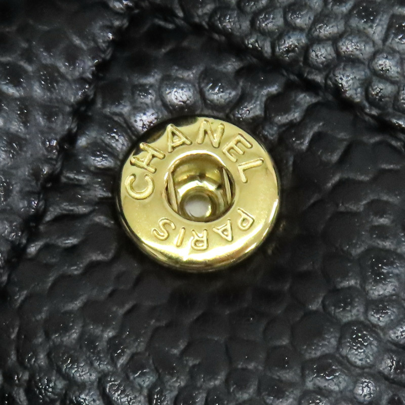 黑色 菱格紋 牛皮 Classic 扣式 長夾【CHANEL 香奈兒】 AP0241-18