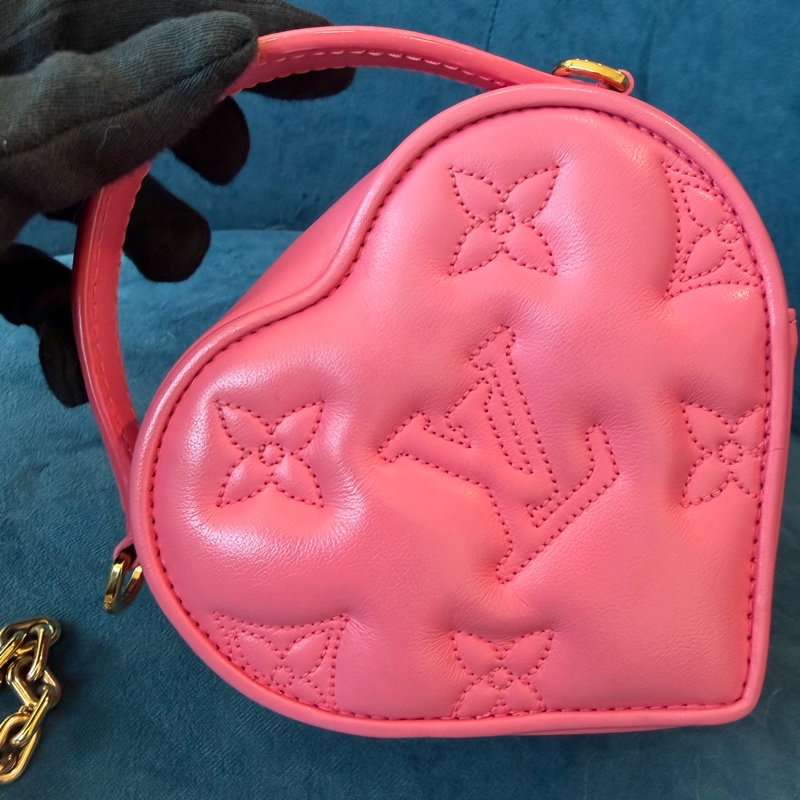 LV 粉色愛心限量🩷情人節🩷手提鏈條包限定-1
