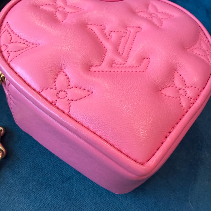 LV 粉色愛心限量🩷情人節🩷手提鏈條包限定-11