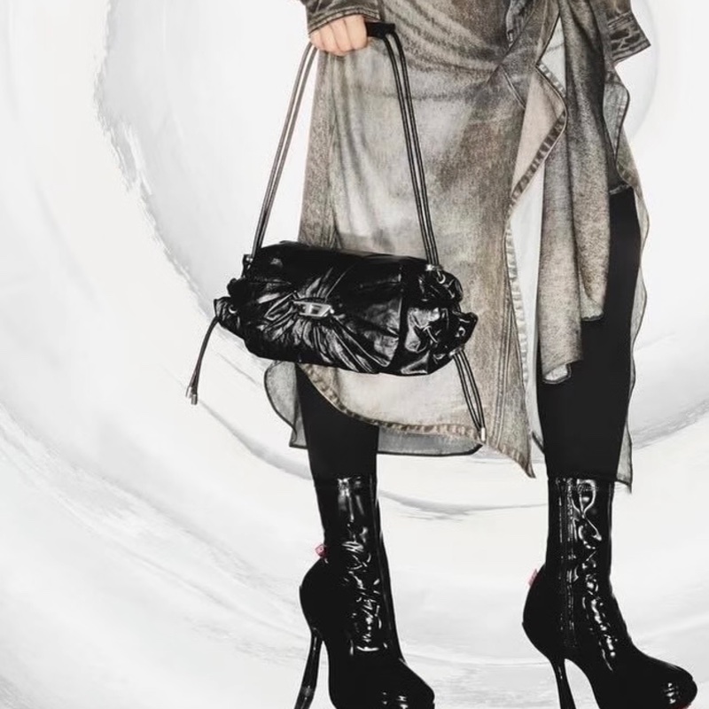 Diesel Scrunch-D 手提單肩包-0