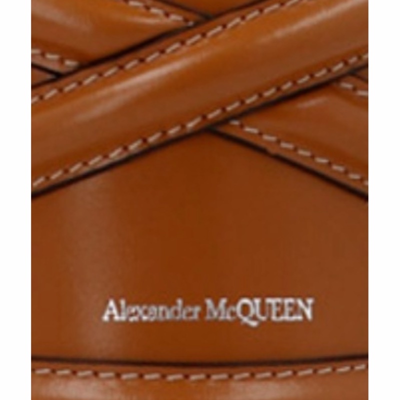 Alexander McQueen 女士 The Curve Mini 皮質單肩包均碼碼MINI、11x9x11CM-3