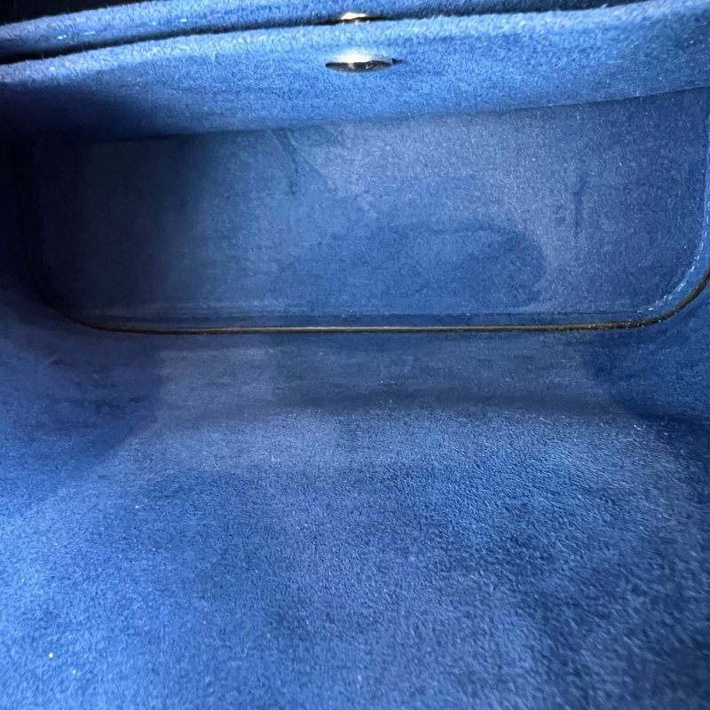 LV M52853 水波紋NOE水桶包藍橘-5