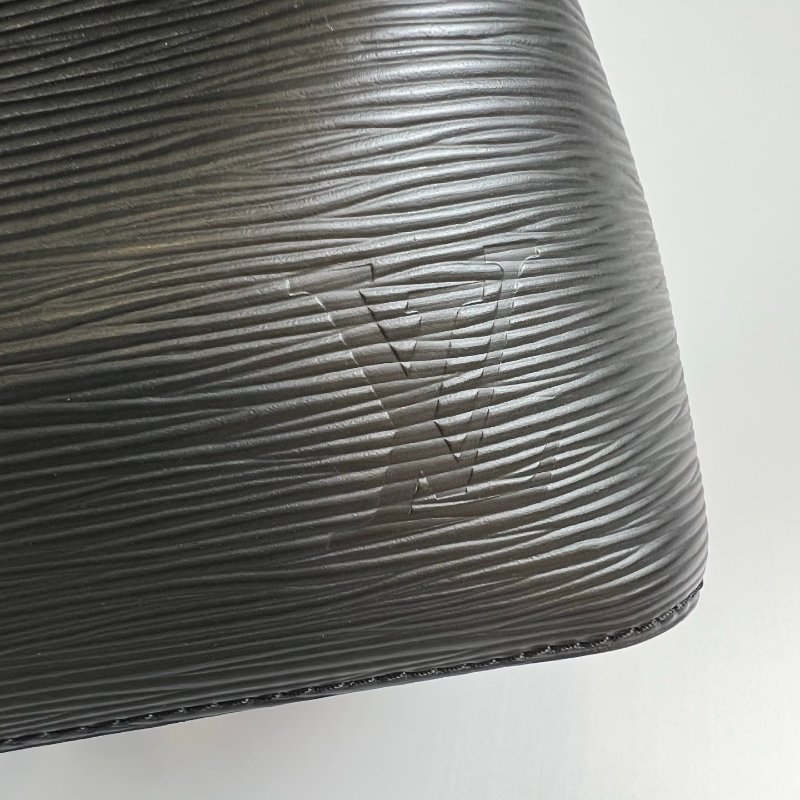 LV M52853 水波紋NOE水桶包藍橘-8