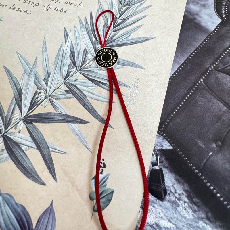 Hermès 紅色掛繩 vintage 中古 二手-0