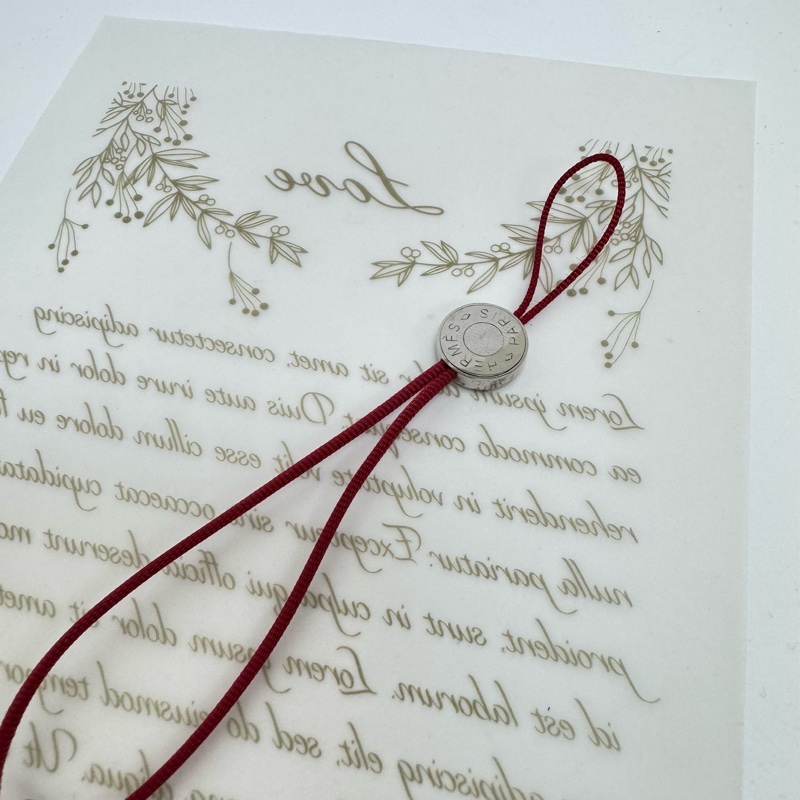 Hermès 紅色掛繩 vintage 中古 二手-1