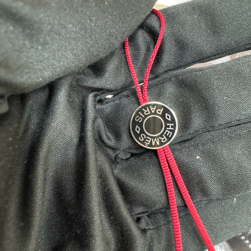 Hermès 紅色掛繩 vintage 中古 二手-6