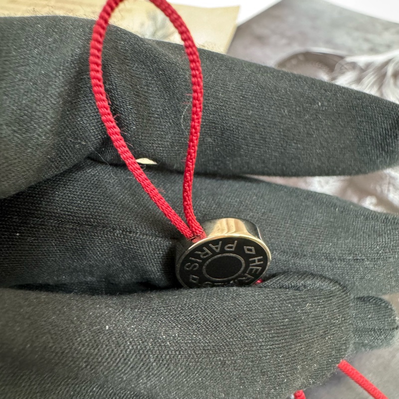 Hermès 紅色掛繩 vintage 中古 二手-7