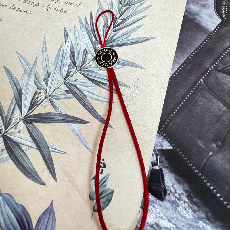 Hermès 紅色掛繩 vintage 中古 二手-9