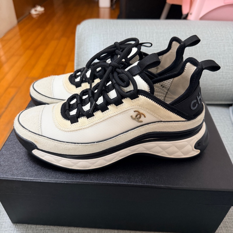 CHANEL 繫帶老爹運動鞋-2