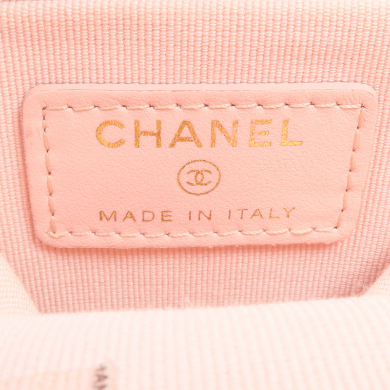 CHANEL 羊皮皮革/漆皮皮革Chain Clutch Shoulder金扣鏈帶肩背袋-11