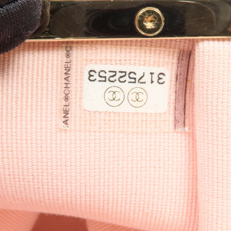 CHANEL 羊皮皮革/漆皮皮革Chain Clutch Shoulder金扣鏈帶肩背袋-12