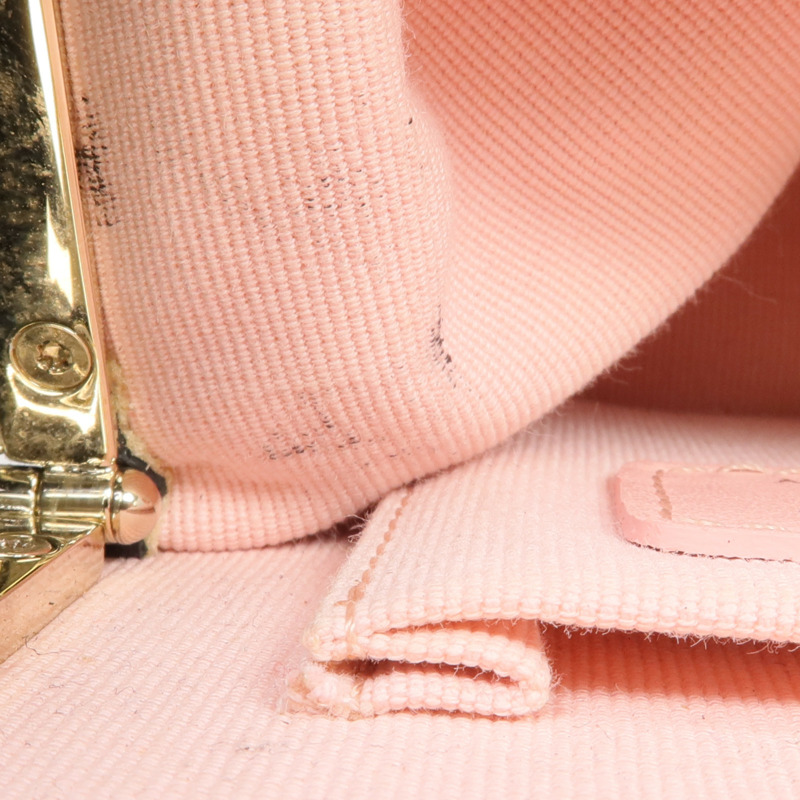 CHANEL 羊皮皮革/漆皮皮革Chain Clutch Shoulder金扣鏈帶肩背袋-13