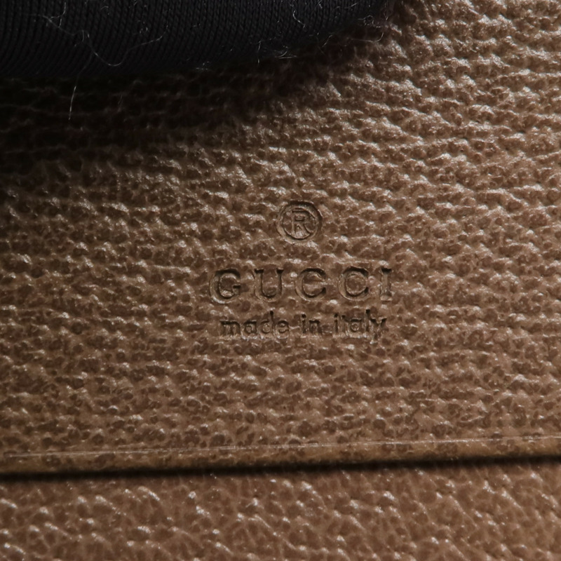 GUCCI 塗層帆布Ophidia GG Wallet金扣錢包-12