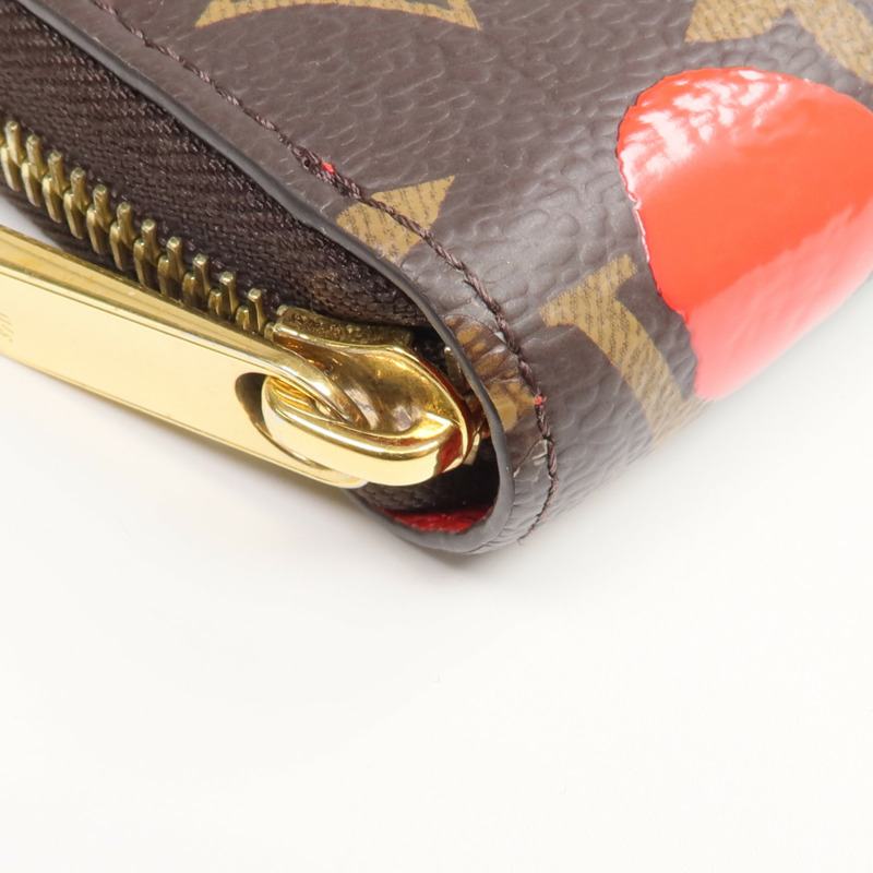 LOUIS VUITTON Monogram LV x Yayoi Kusama Zippy Wallet金扣長錢包-7