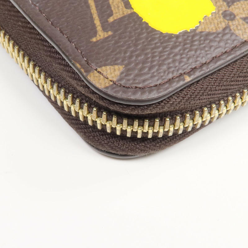 LOUIS VUITTON Monogram LV x Yayoi Kusama Zippy Wallet金扣長錢包-8