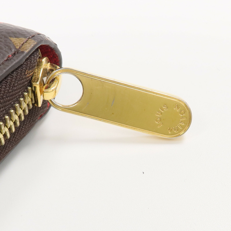 LOUIS VUITTON Monogram LV x Yayoi Kusama Zippy Wallet金扣長錢包-10