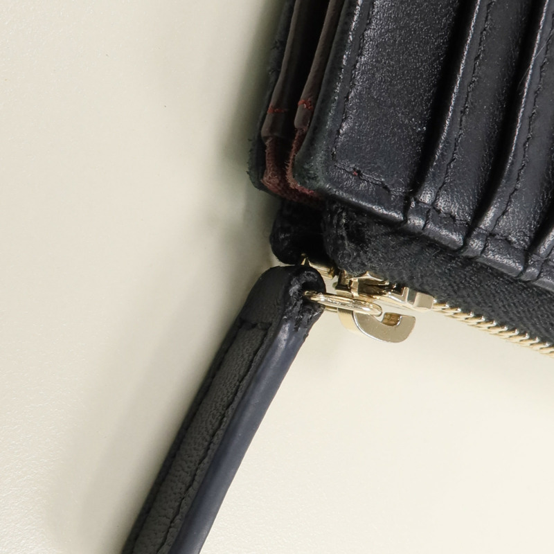 CHANEL 羊皮皮革Wallet金扣錢包-16