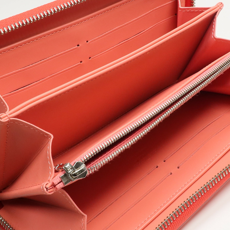 LOUIS VUITTON Monogram Vernis Rayure Zippy Wallet銀扣長錢包-8