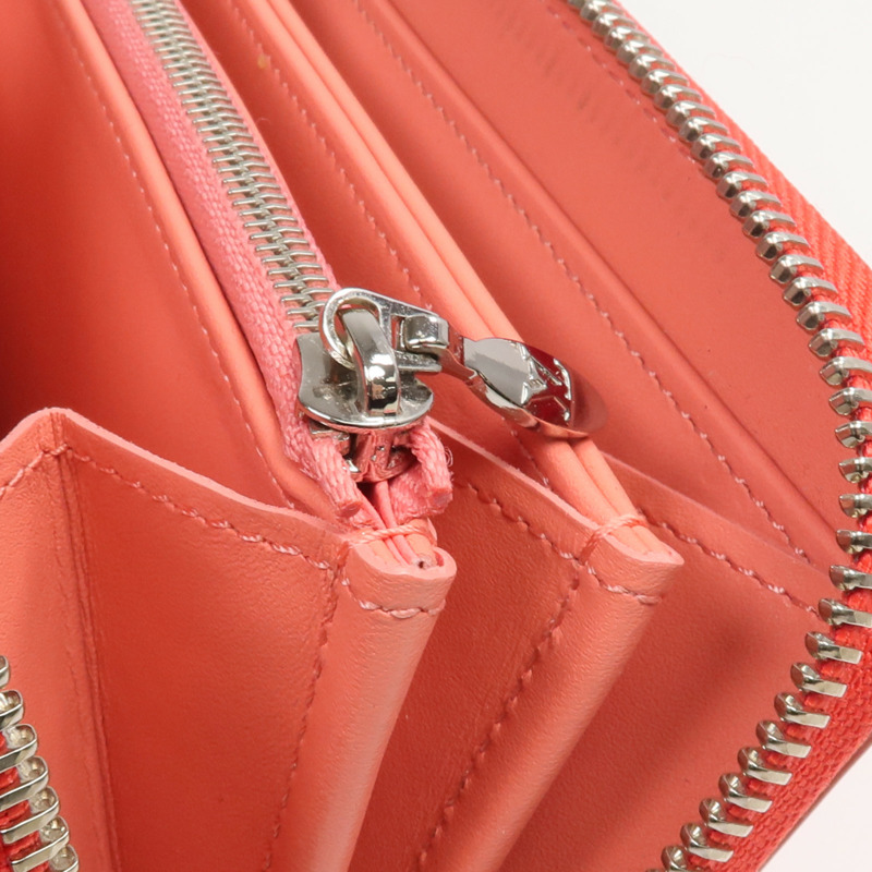 LOUIS VUITTON Monogram Vernis Rayure Zippy Wallet銀扣長錢包-12