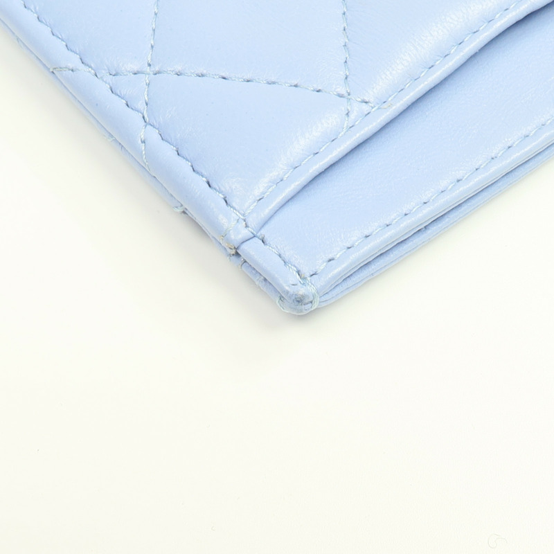 CHANEL 羊皮皮革Card Case金扣卡片套-8