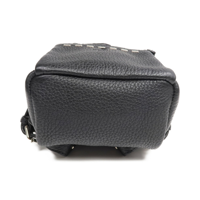 FENDI 牛皮皮革Roman Selleria Backpack Charm/Key Ring銀扣掛飾/鎖匙扣-4