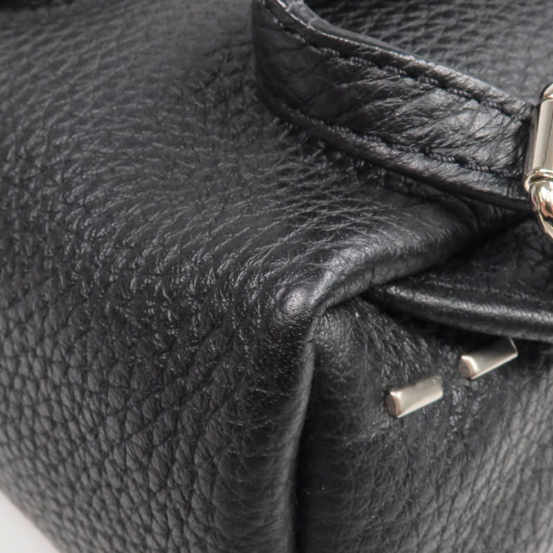 FENDI 牛皮皮革Roman Selleria Backpack Charm/Key Ring銀扣掛飾/鎖匙扣-8