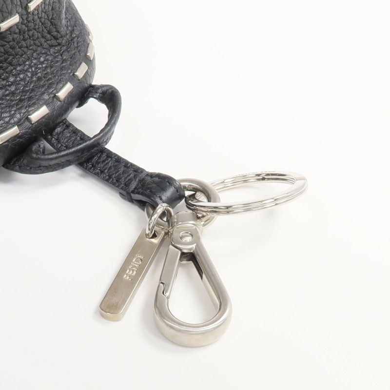 FENDI 牛皮皮革Roman Selleria Backpack Charm/Key Ring銀扣掛飾/鎖匙扣-10