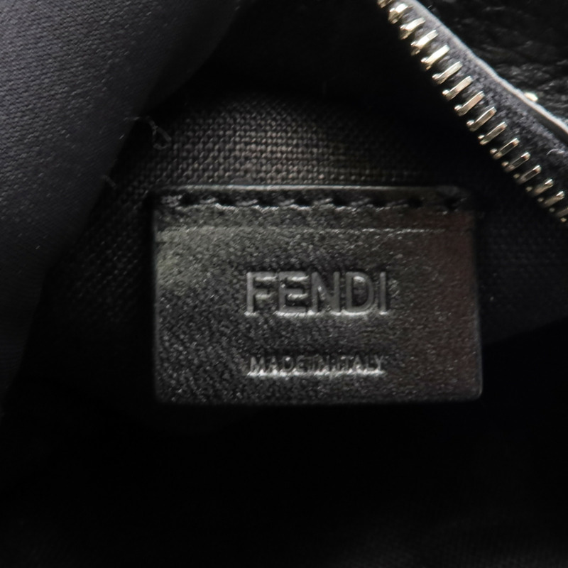 FENDI 牛皮皮革Roman Selleria Backpack Charm/Key Ring銀扣掛飾/鎖匙扣-12