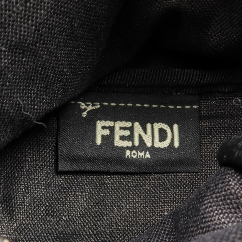 FENDI 牛皮皮革Roman Selleria Backpack Charm/Key Ring銀扣掛飾/鎖匙扣-14