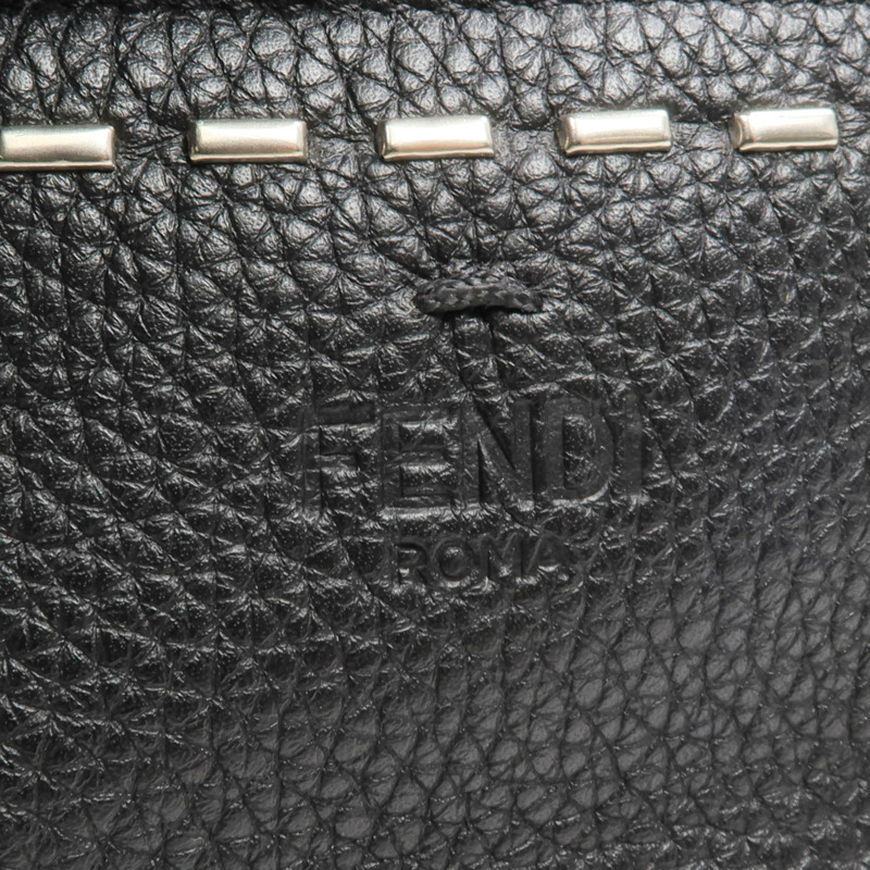 FENDI 牛皮皮革Roman Selleria Backpack Charm/Key Ring銀扣掛飾/鎖匙扣-16