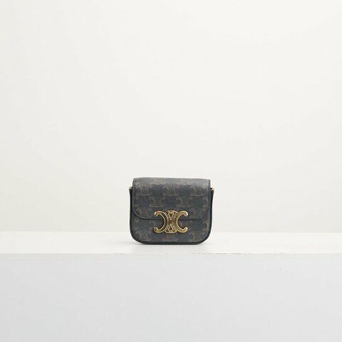 二手Celine Mini 凱旋門小包/老花