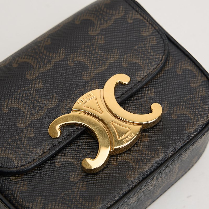 二手Celine Mini 凱旋門小包/老花-4