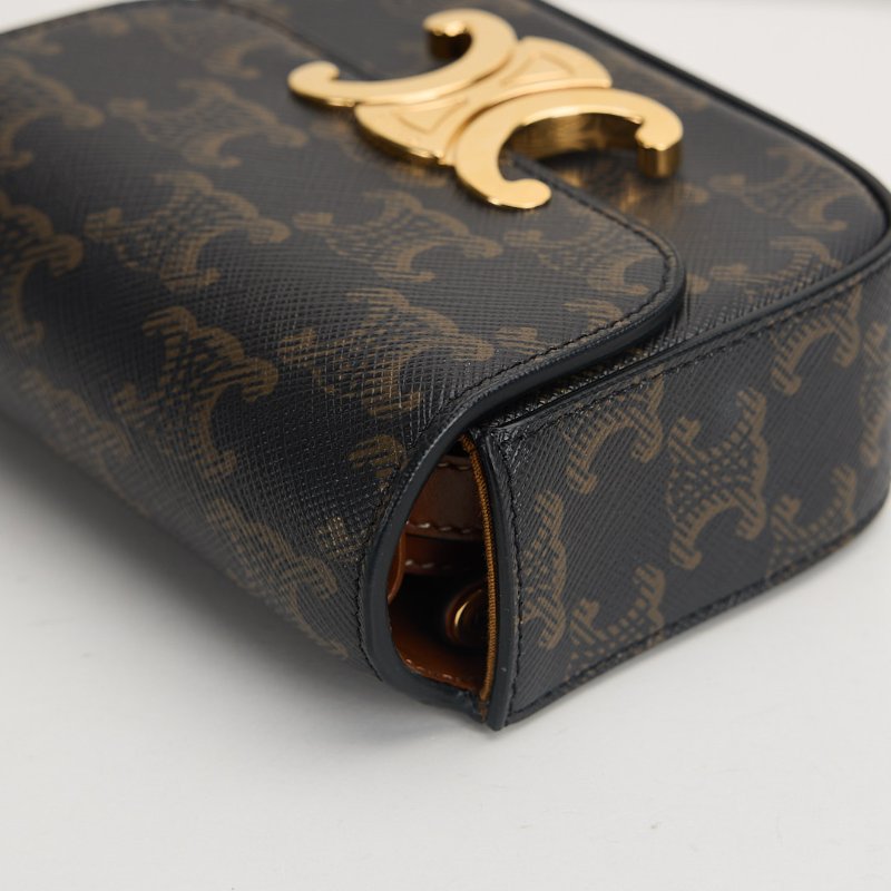 二手Celine Mini 凱旋門小包/老花-9