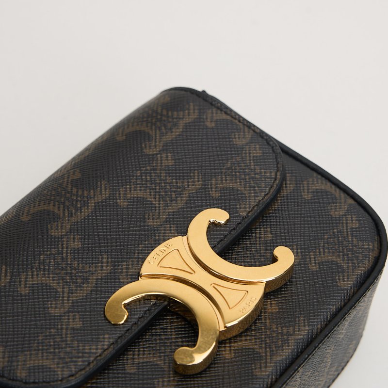 二手Celine Mini 凱旋門小包/老花-11