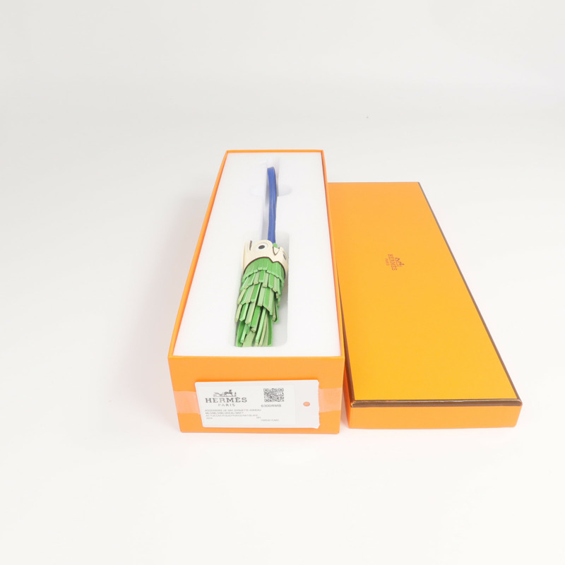 HERMES Milo皮革/Swift皮革Chouette Charm掛飾-8