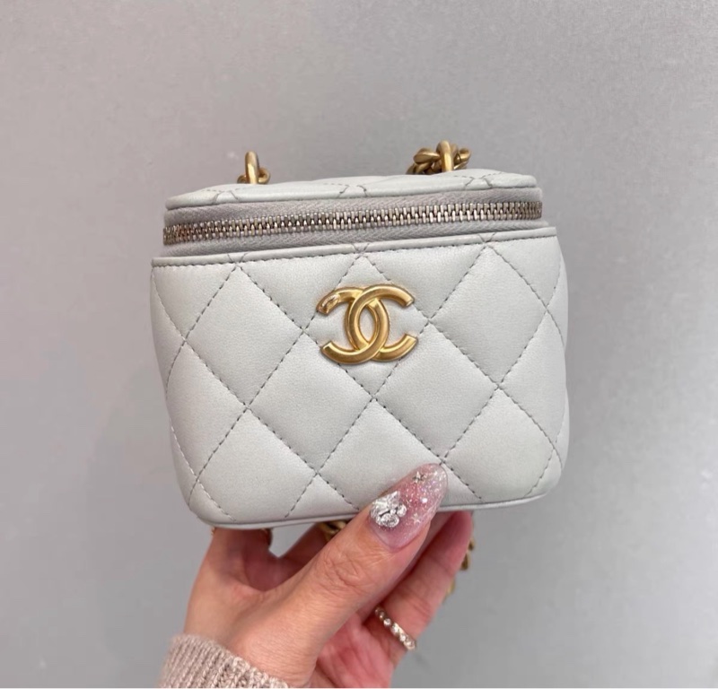 【97新 ✨ 全網最低價！】Chanel 香奈兒 山茶花 金球 迷你小盒子 灰色 23年款 (下單前請查詢庫存，因好價快出❗️）-2