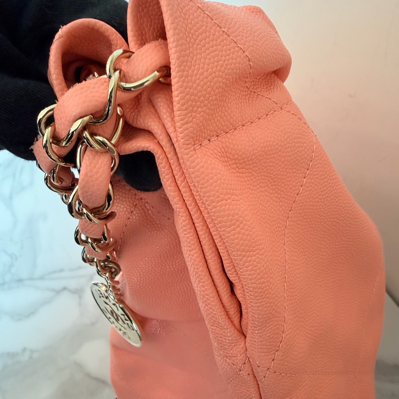 CHANEL 粉色22bag 流浪包 中號 🩷仙女款 香奈兒 熱賣尺寸-3